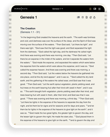 Bible Reader View